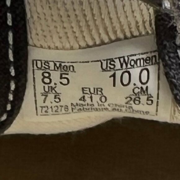 Vans Shoes Women's Size 10 Gray Canvas Slip On Platform Athletic Casual Sneakers - Picture 13 of 13